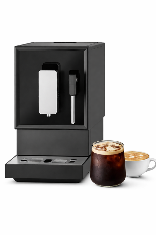 Automatic Espresso Machine with Grinder & Milk Frother – 20 Bar, Touch Screen