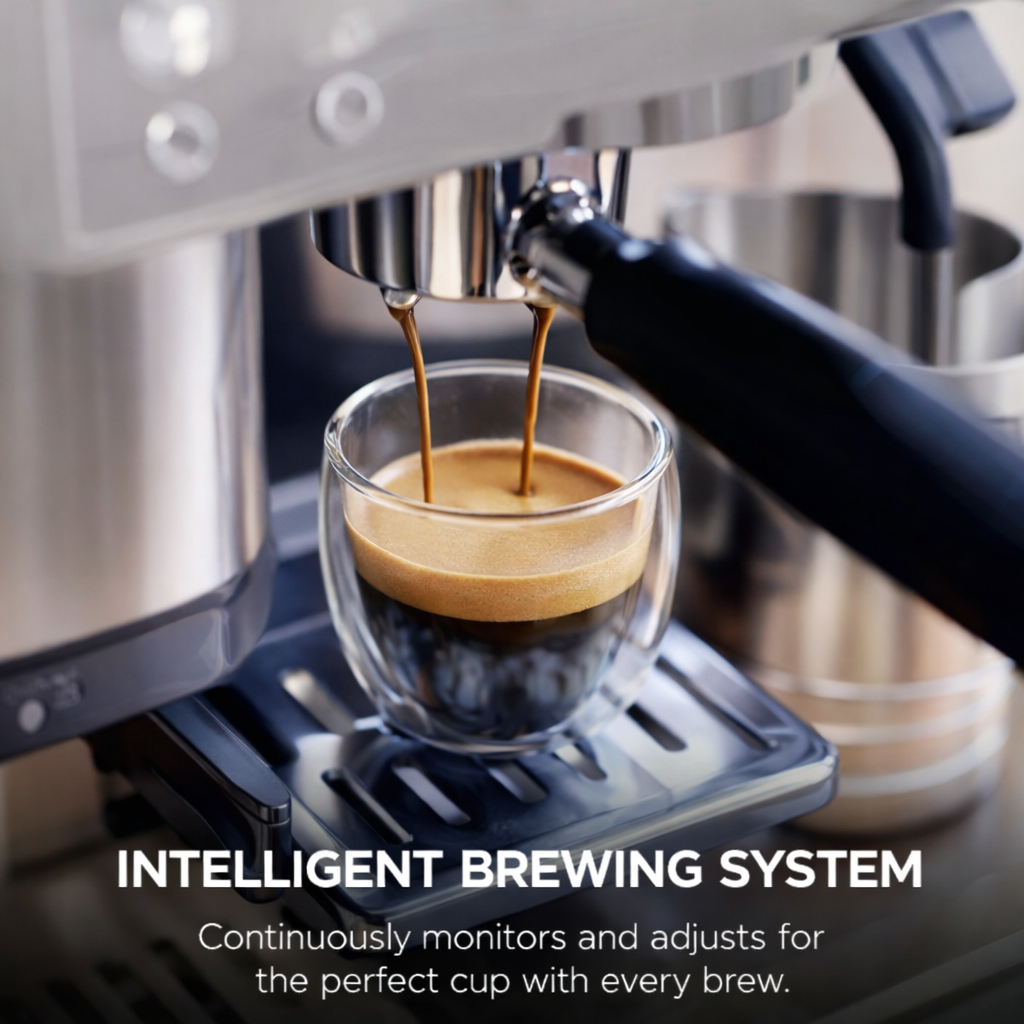 3-in-1 Espresso & Drip Coffee Machine with Grinder & Frother